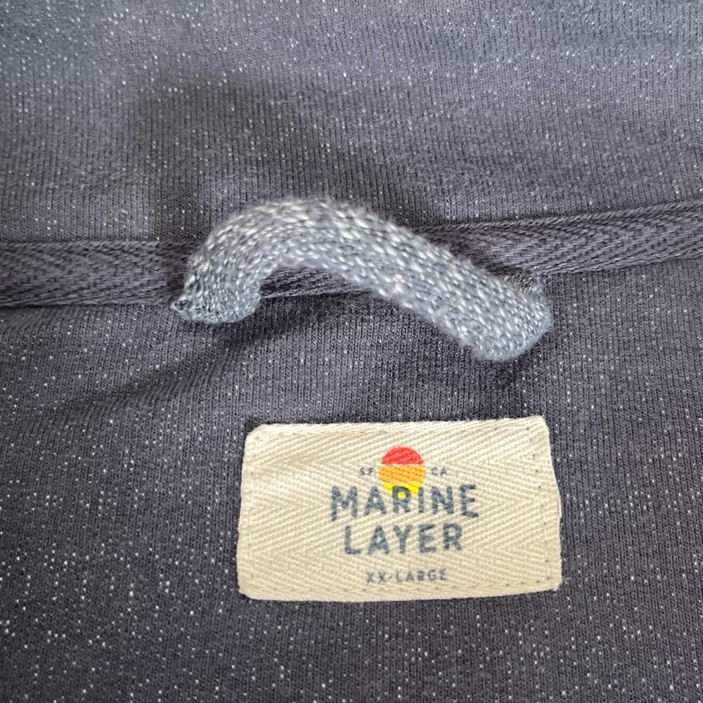 Marine Layer Clayton Pullover, Men’s Knit Sweater Shirt Size XXL Organic Blend - Picture 7 of 12